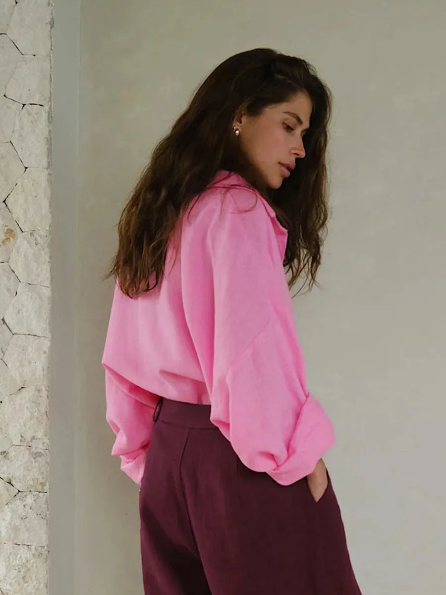 Comfortable Women's Cotton Casual Shirt