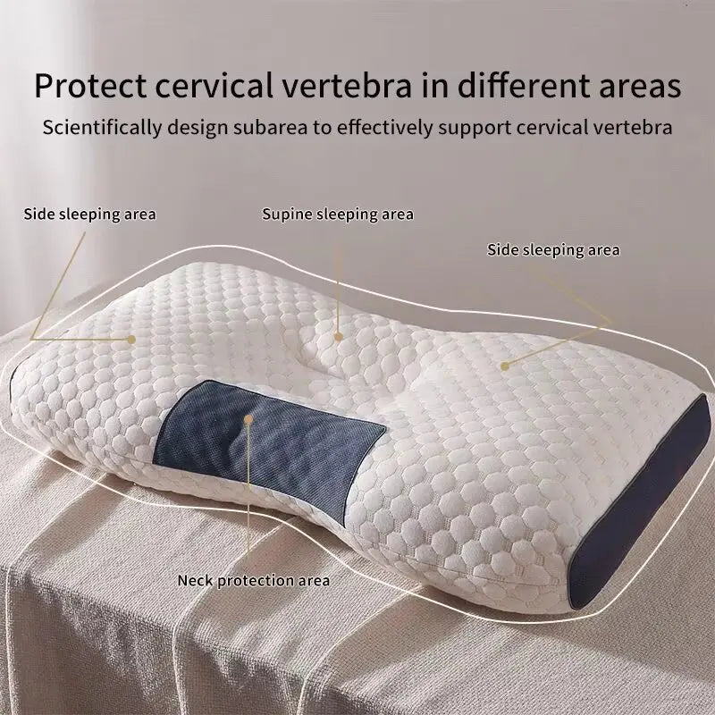 Neck Pillow Cervical Orthopedic - Medical-Grade Memory Foam Support