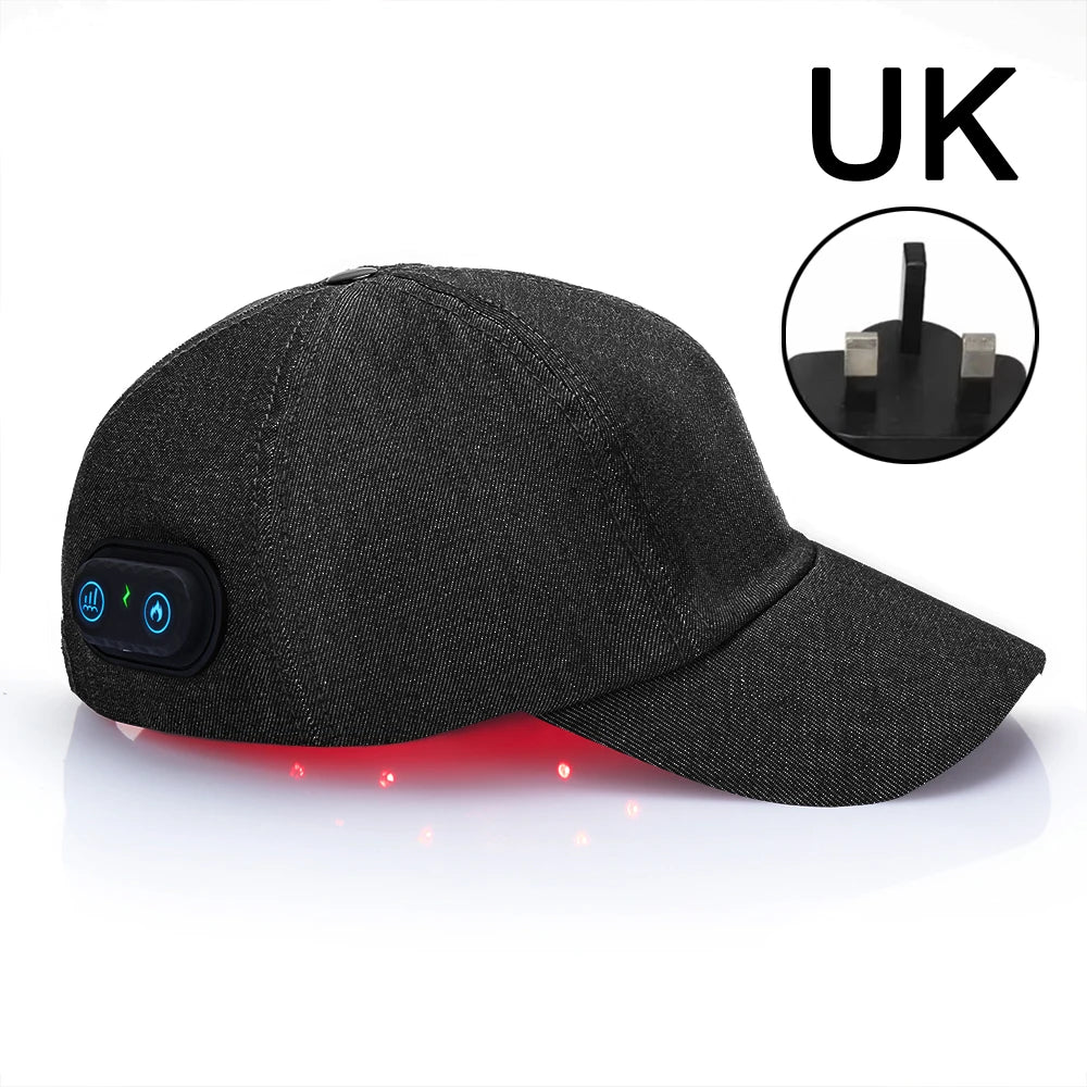 Infrared Red Light Therapy Hair Growth Cap - 660nm + 850nm LED Treatment