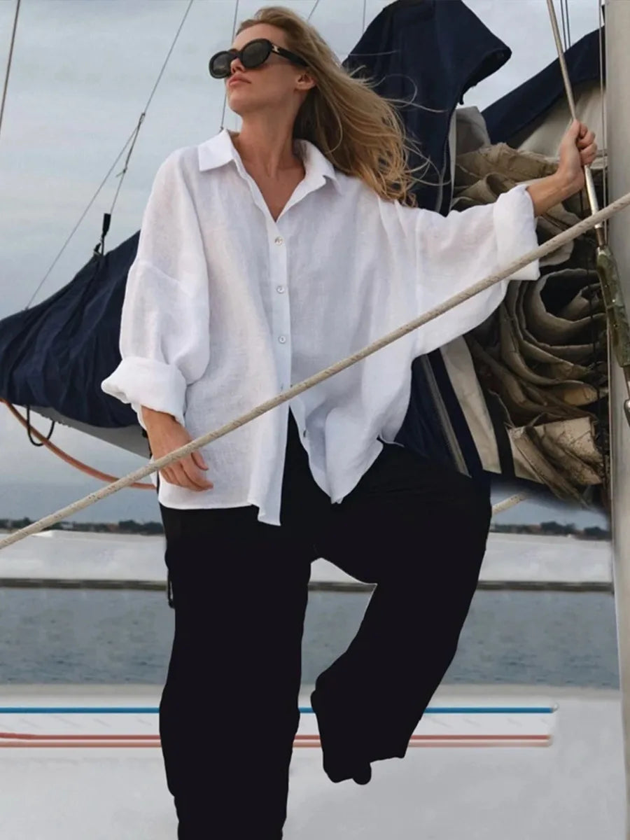 Comfortable Women's Cotton Casual Shirt