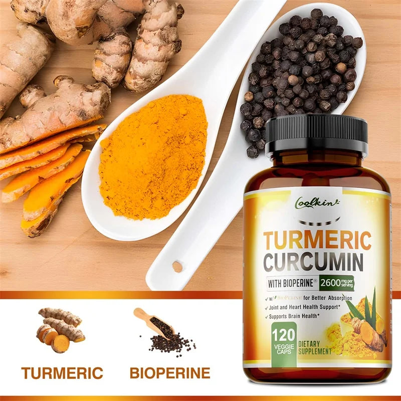 Turmeric Curcumin 2600mg with Bioperine - Maximum Absorption Joint Support