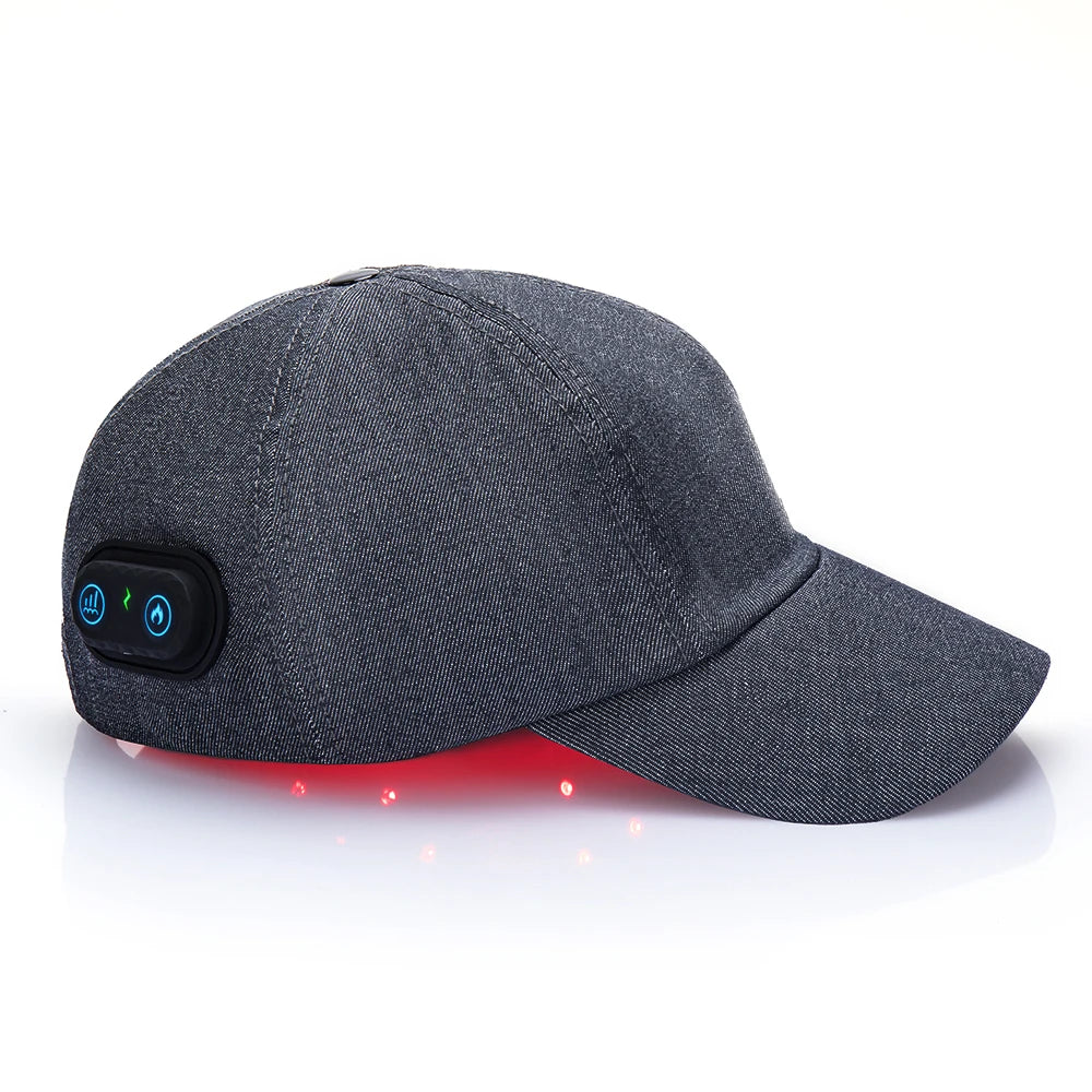 Infrared Red Light Therapy Hair Growth Cap - 660nm + 850nm LED Treatment