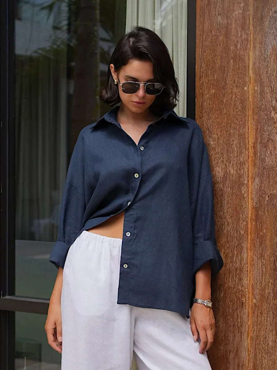 Comfortable Women's Cotton Casual Shirt