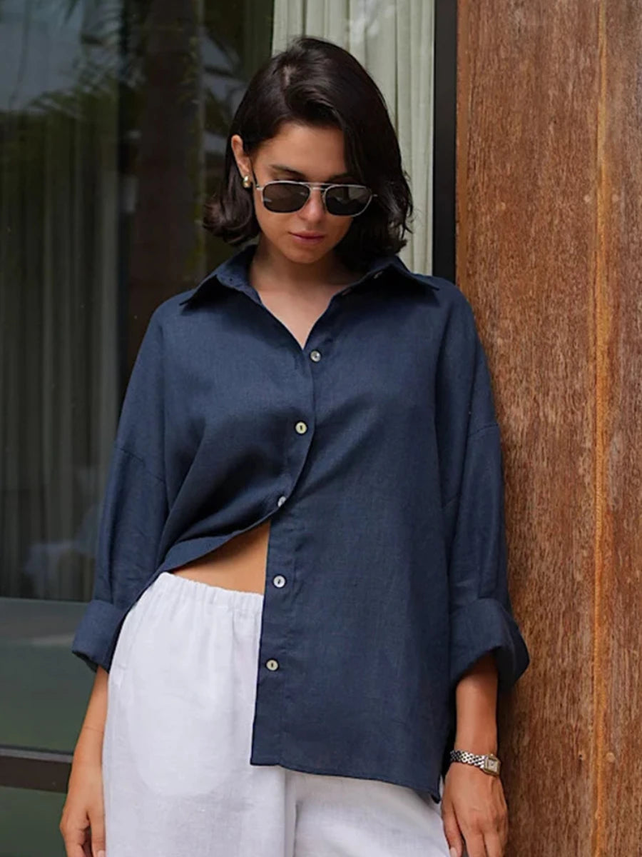 Comfortable Women's Cotton Casual Shirt