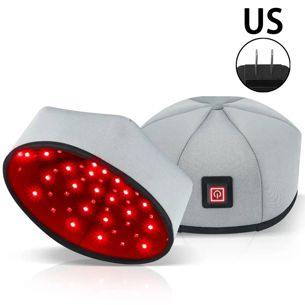 Infrared Red Light Therapy Hair Growth Cap - 660nm + 850nm LED Treatment