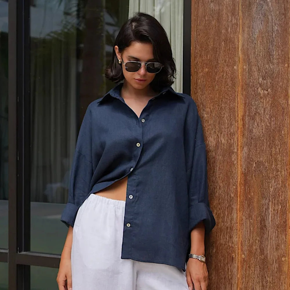Comfortable Women's Cotton Casual Shirt
