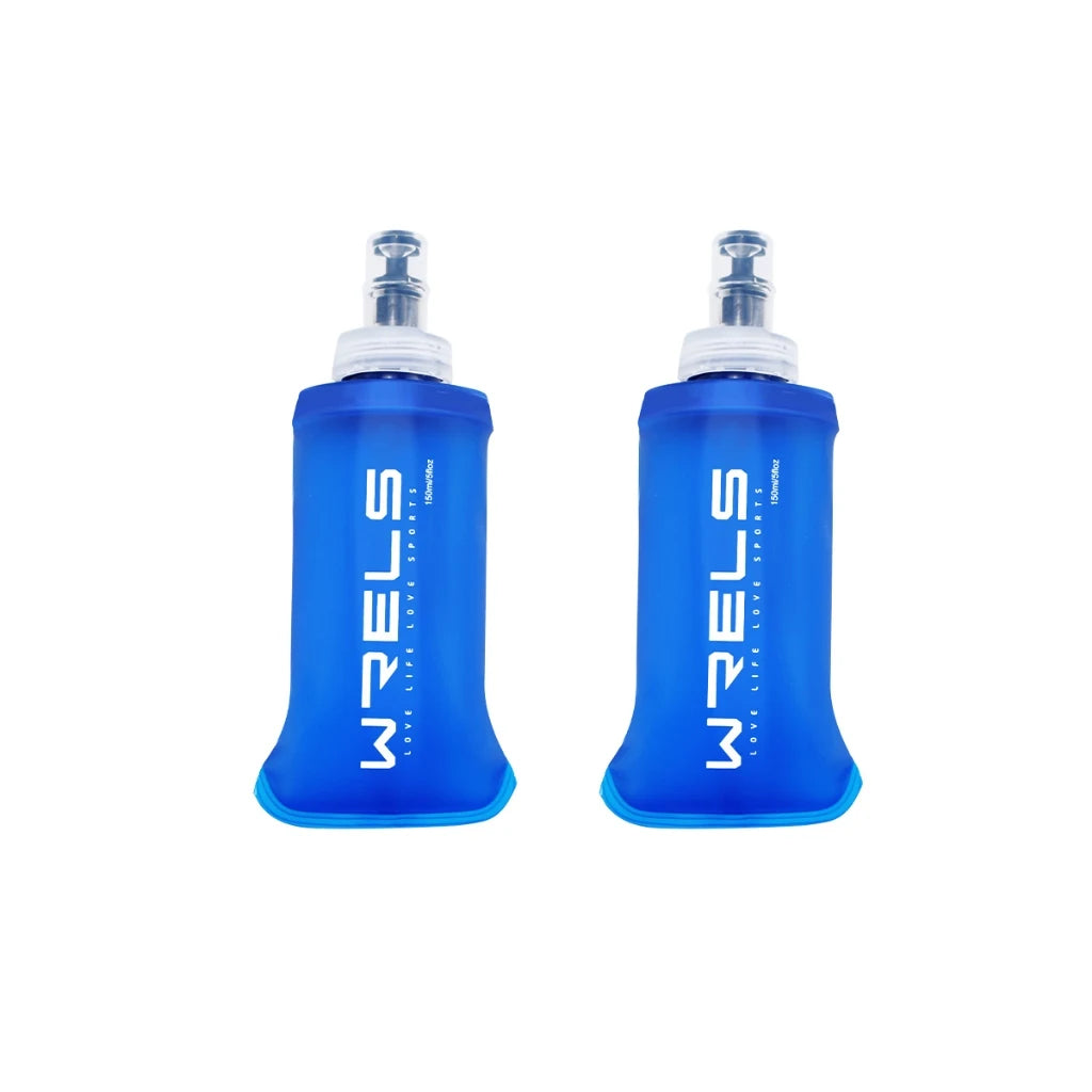 WRELS Folding Water Bottle | BPA-Free | Collapsible | Portable - Hydrate Anywhere