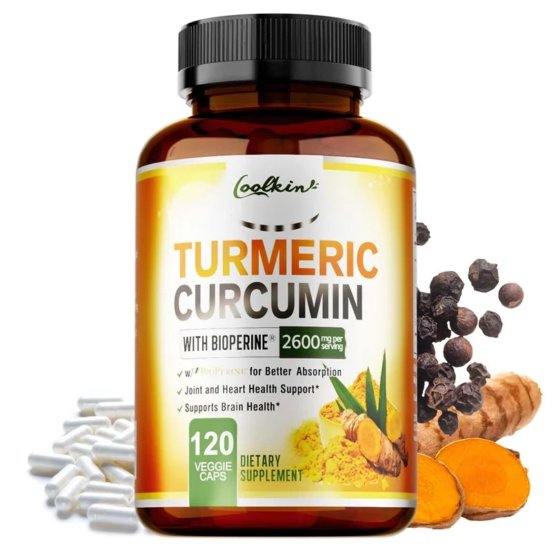 Turmeric Curcumin 2600mg with Bioperine - Maximum Absorption Joint Support