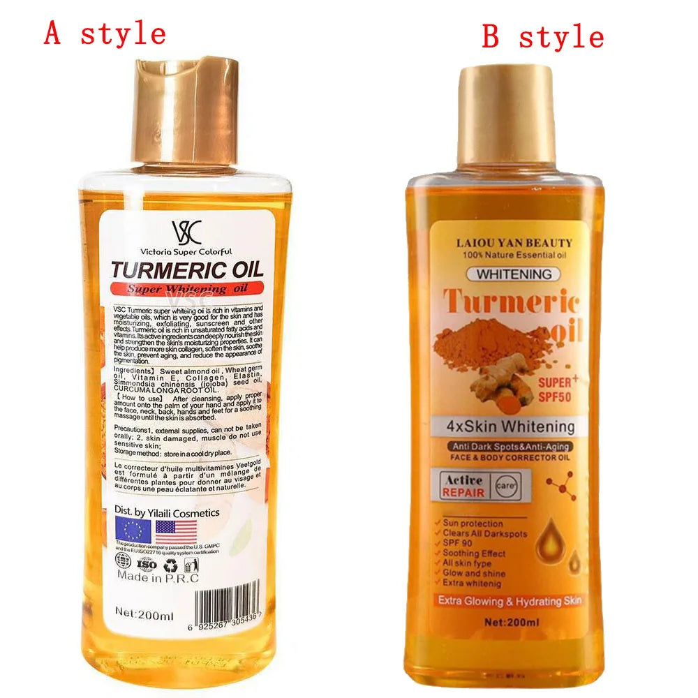 Turmeric Essential Oil Facial - Body Moisturizer & Aromatherapy Oil