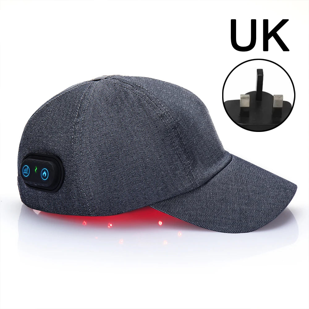 Infrared Red Light Therapy Hair Growth Cap - 660nm + 850nm LED Treatment