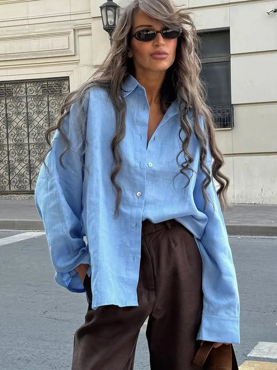 Comfortable Women's Cotton Casual Shirt