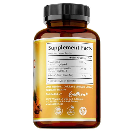 Turmeric Curcumin 2600mg with Bioperine - Maximum Absorption Joint Support