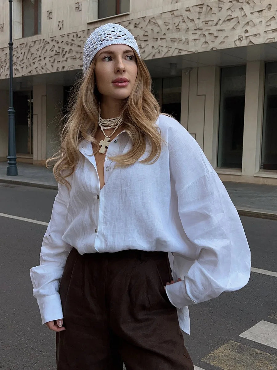 Comfortable Women's Cotton Casual Shirt