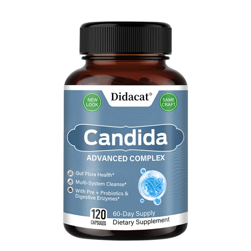 Candida Complex with Digestive Enzymes - Premium Gut Health Support