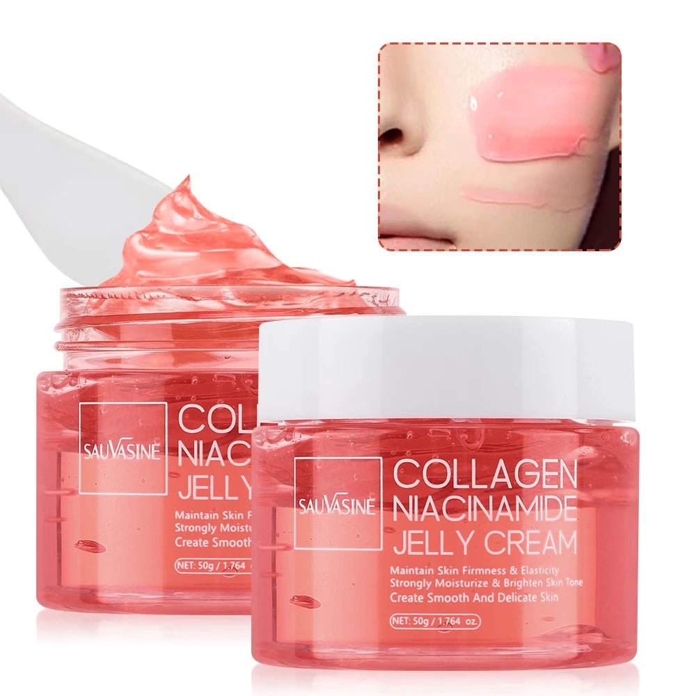 24h Glow & Lifted Collagen Jelly Cream | Niacinamide & Hydrolyzed Collagen | Skin Barrier & Moisturization