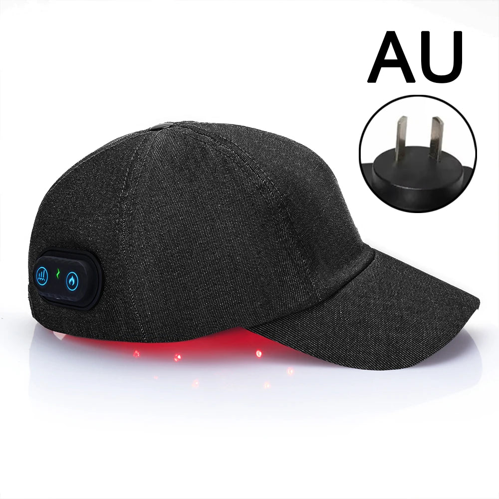 Infrared Red Light Therapy Hair Growth Cap - 660nm + 850nm LED Treatment