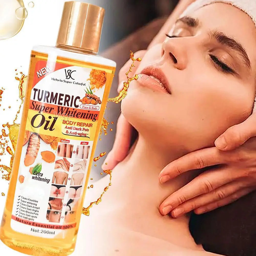 Turmeric Essential Oil Facial - Body Moisturizer & Aromatherapy Oil
