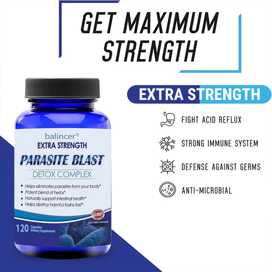 Parasite Blast Detox Complex - Advanced Gut Cleansing & Immune Support