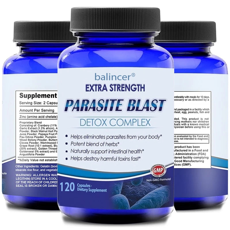 Parasite Blast Detox Complex - Advanced Gut Cleansing & Immune Support