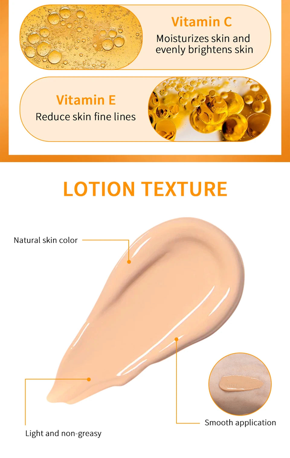 Vitamin C Tinted Sunscreen With SPF 40 - Hydrating Mineral Sunscreen With Zinc Oxide & Titanium