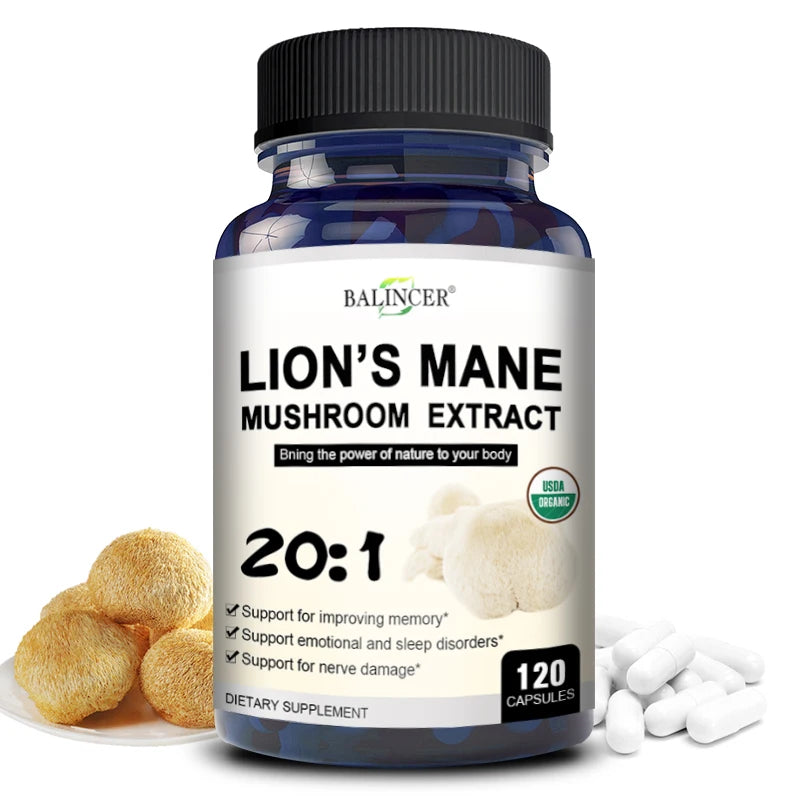 Lion's Mane 680mg - Premium Brain Booster & Cognitive Enhancement