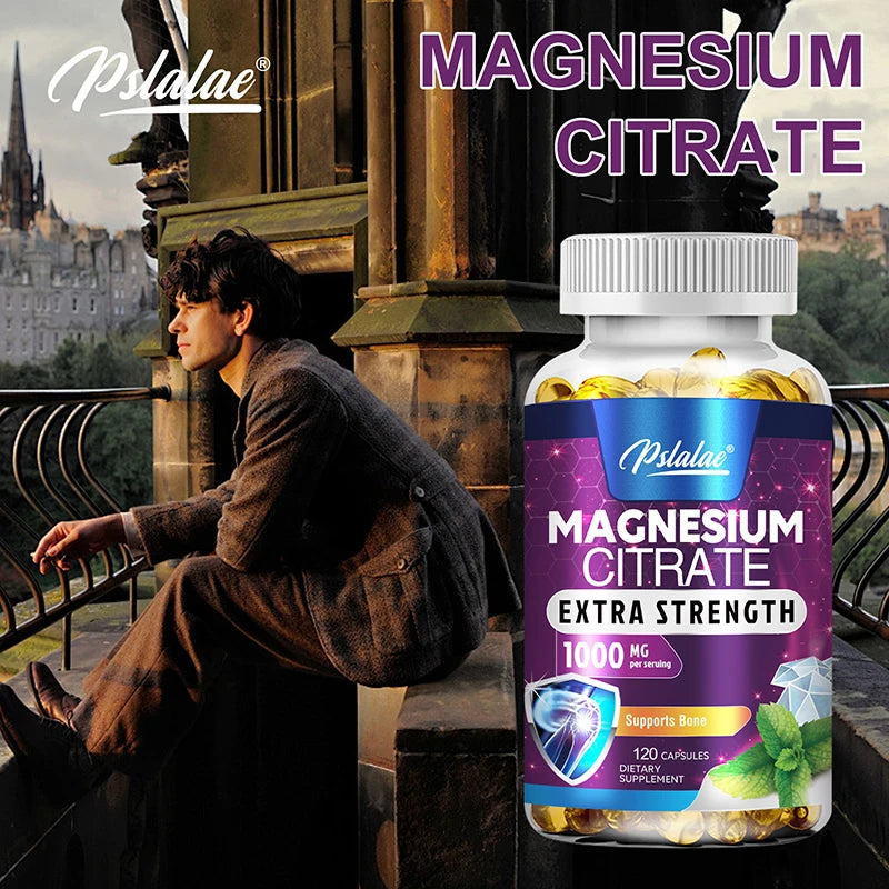 Magnesium Citrate 1000mg - Maximum Absorption for Muscle, Nerve, Bone and Heart Health