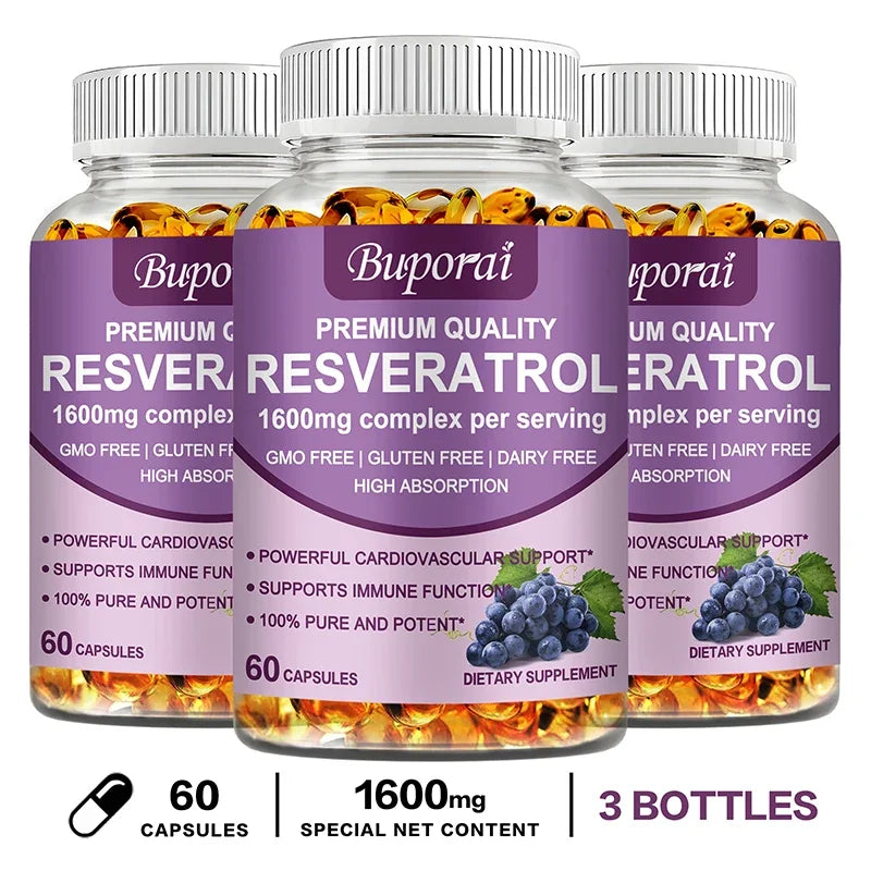 Resveratrol - Natural Antioxidant for Overall Health and Metabolism