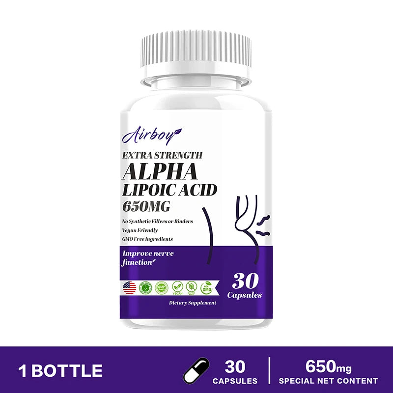 Alpha Lipoic Acid 600mg - Universal Antioxidant for Brain & Metabolic Health
