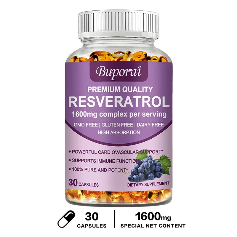 Resveratrol - Natural Antioxidant for Overall Health and Metabolism