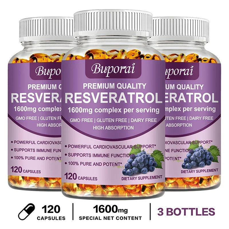 Resveratrol - Natural Antioxidant for Overall Health and Metabolism