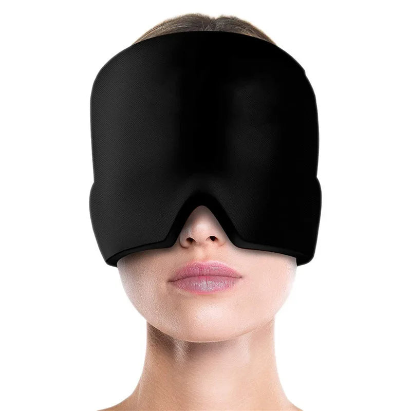 Gel Ice Cap - Hot & Cold Therapy for Face & Eyes - Sleep & Relaxation Tool