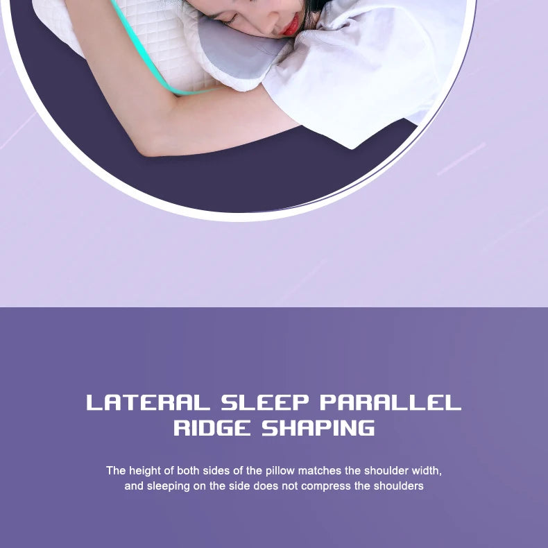 Memory Foam Butterfly Pillow - Ergonomic Cervical Support & Pain Relief