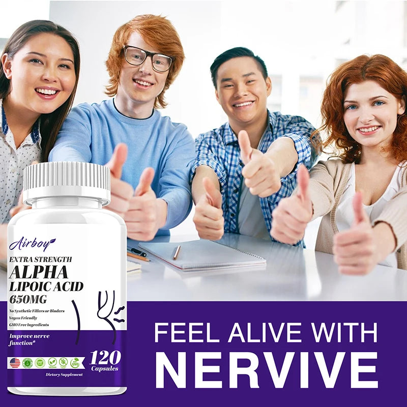 Alpha Lipoic Acid 600mg - Universal Antioxidant for Brain & Metabolic Health