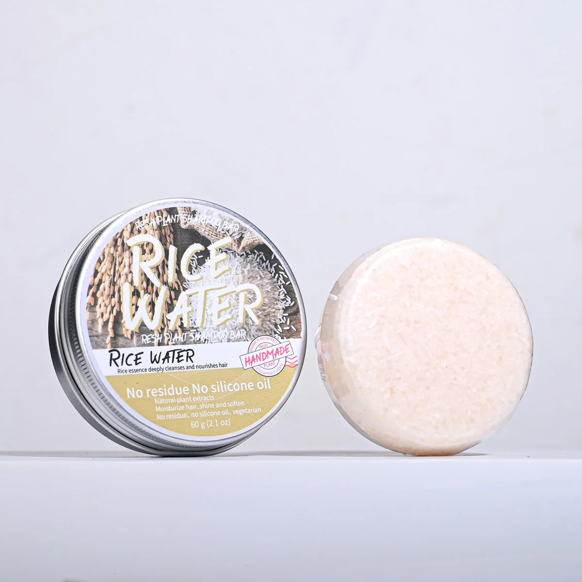 Solid Rice Water Wash Hair Soap - Nourishing and Refreshing