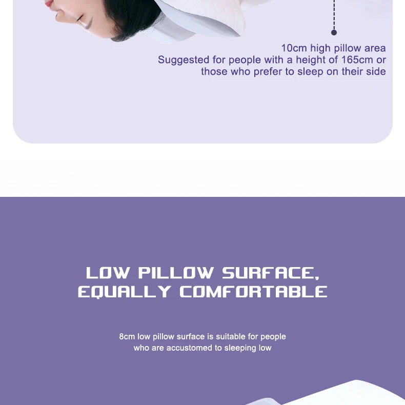 Memory Foam Butterfly Pillow - Ergonomic Cervical Support & Pain Relief