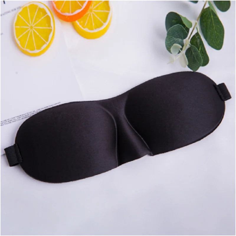 3D Sleep Eye Mask | Blockout Lights | Soft Padded | Sleeping Fabric Cover | Shade Blindfold Eyepatch