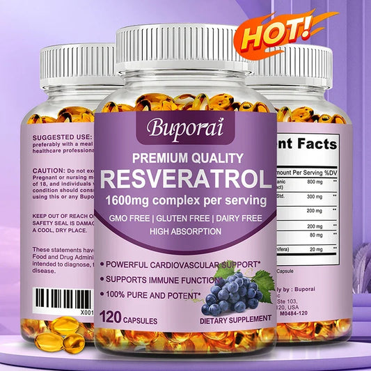 Resveratrol - Natural Antioxidant for Overall Health and Metabolism