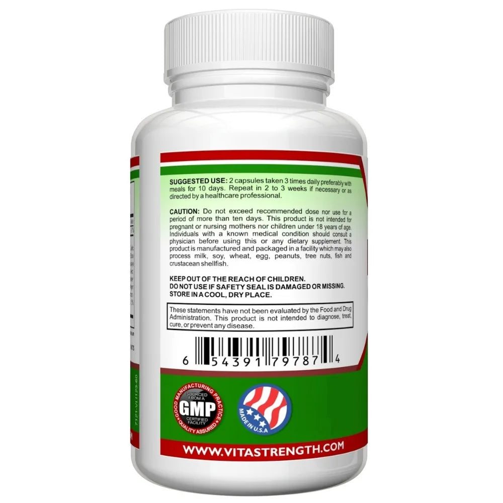 Intestinal Detox with Black Walnut & Wormwood - Eliminate Parasites