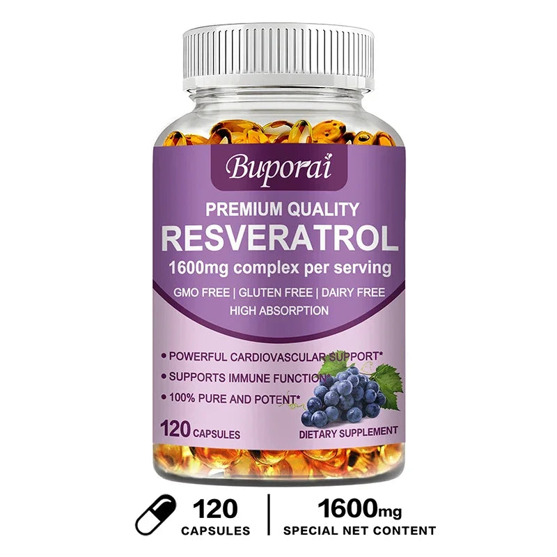 Resveratrol - Natural Antioxidant for Overall Health and Metabolism