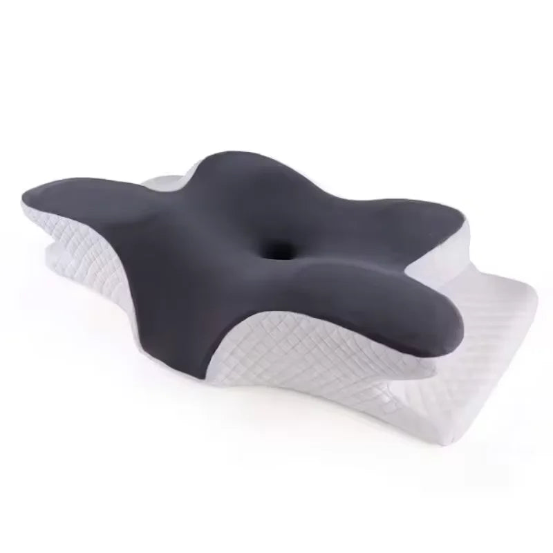 Memory Foam Butterfly Pillow - Ergonomic Cervical Support & Pain Relief