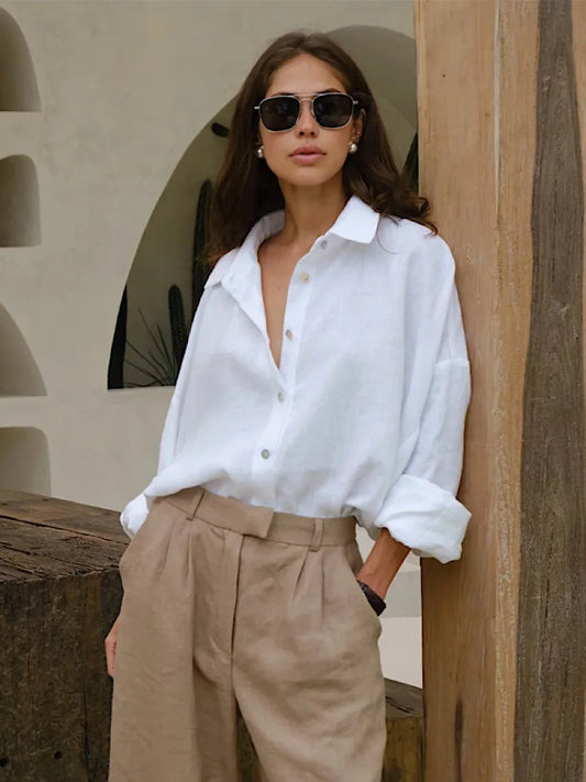 Comfortable Women's Cotton Casual Shirt