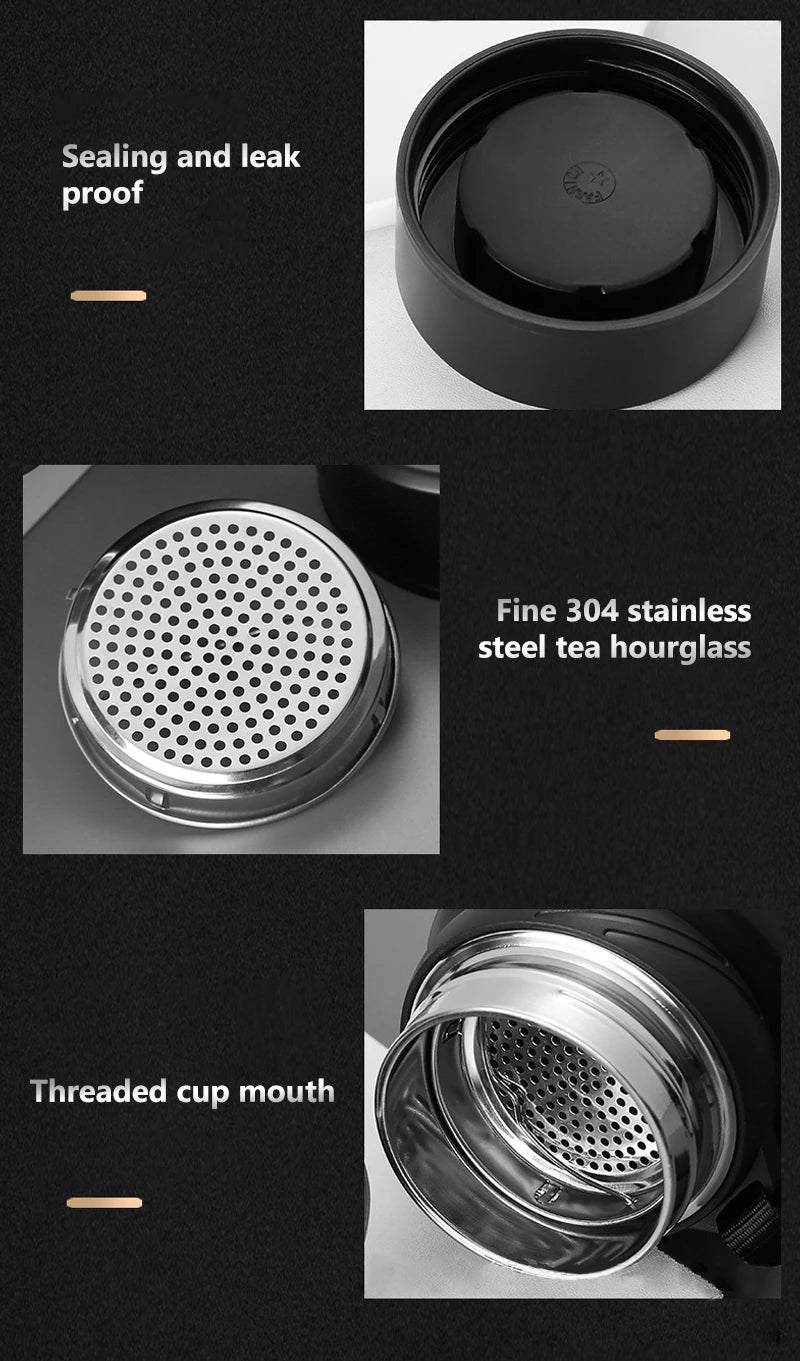 1L Thermal Water Bottle - Keep Cold and Hot Water Bottle Thermos for Water Tea Coffee Vacuum Flasks Stainless Steel Thermos Bottle