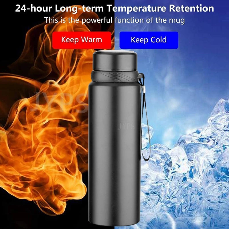 1L Thermal Water Bottle - Keep Cold and Hot Water Bottle Thermos for Water Tea Coffee Vacuum Flasks Stainless Steel Thermos Bottle